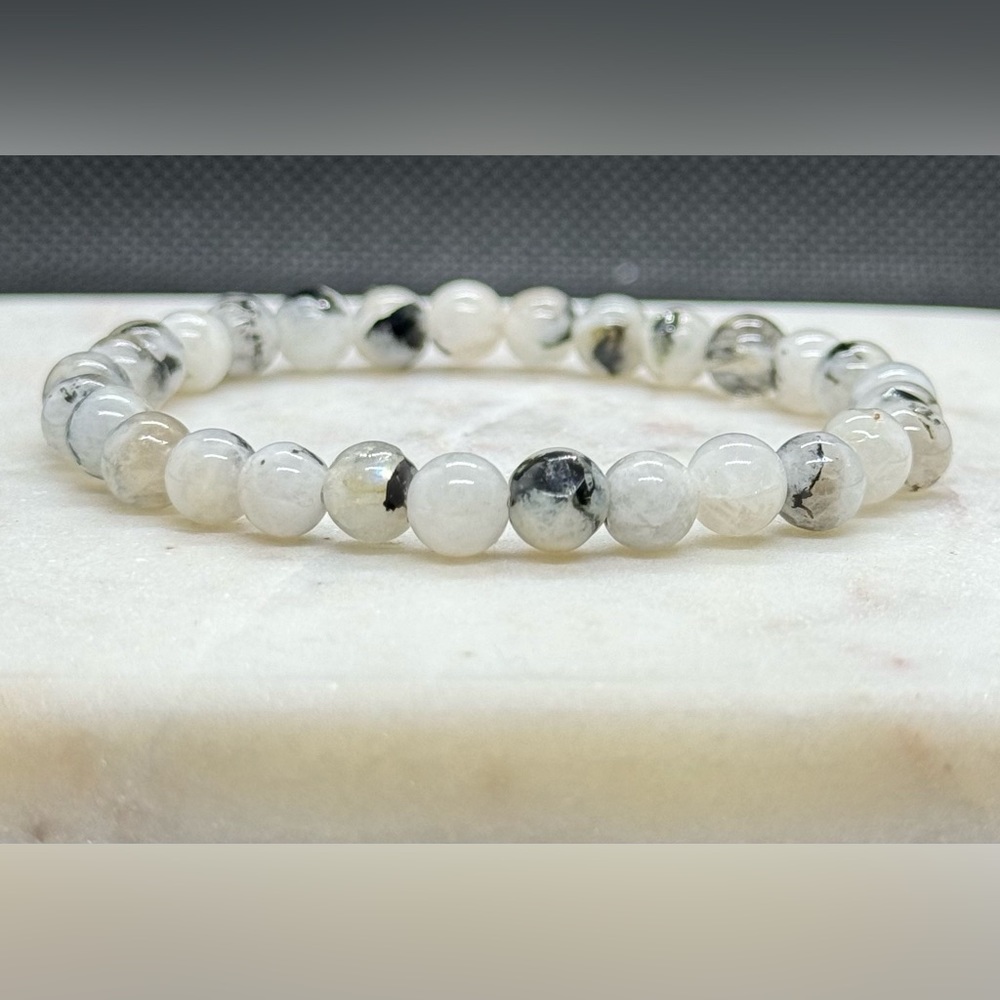 Rainbow Moonstone Crystal Bracelet